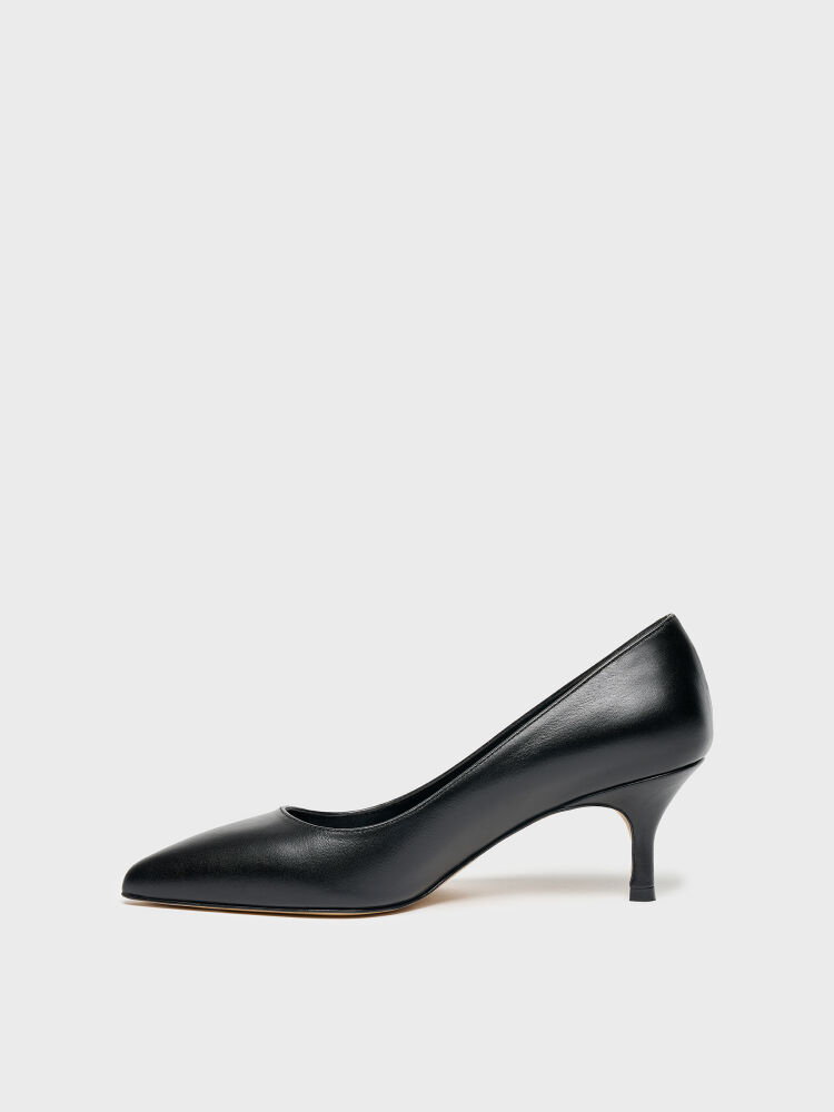 25145 KADIN STİLETTO AYAKKABI SİYAH - 3