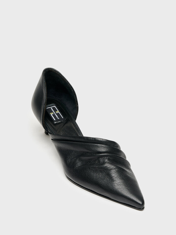 25149 KADIN STİLETTO AYAKKABI SİYAH - (1)