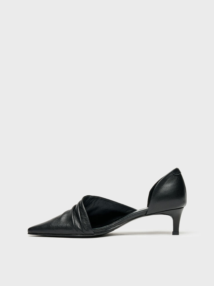 25149 KADIN STİLETTO AYAKKABI SİYAH - 3