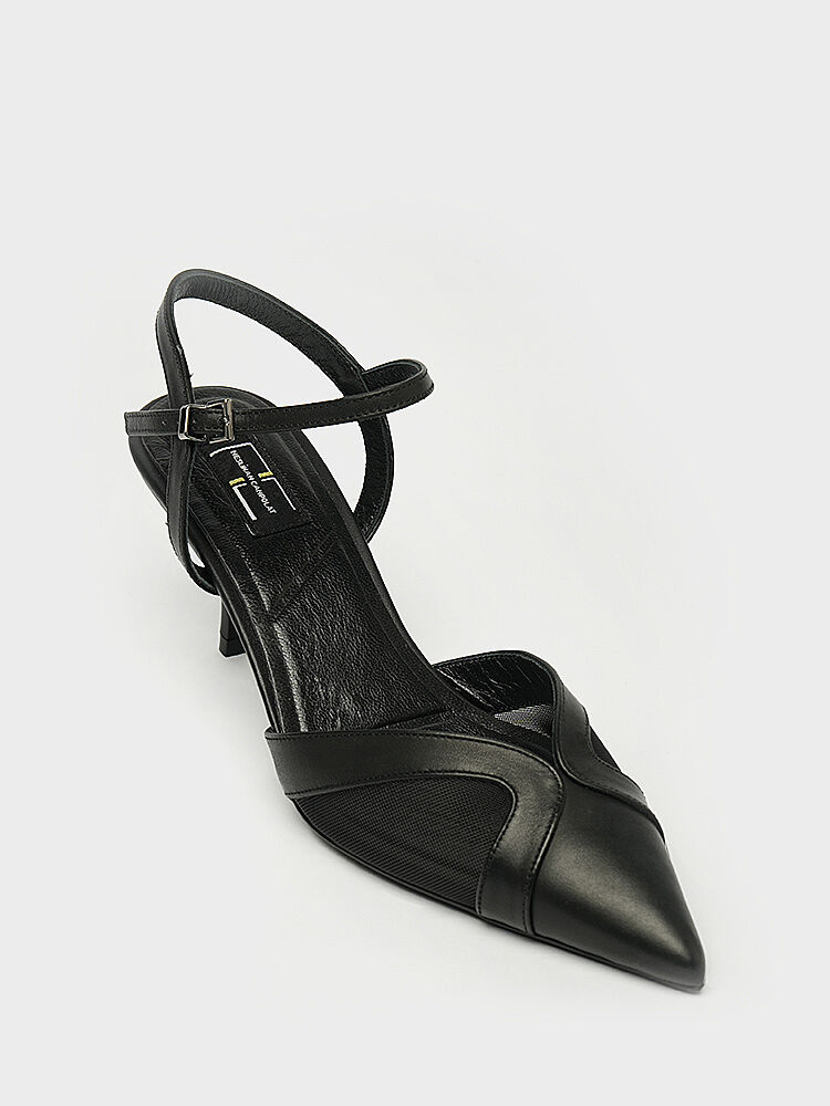 25151 KADIN STİLETTO AYAKKABI SİYAH - 2