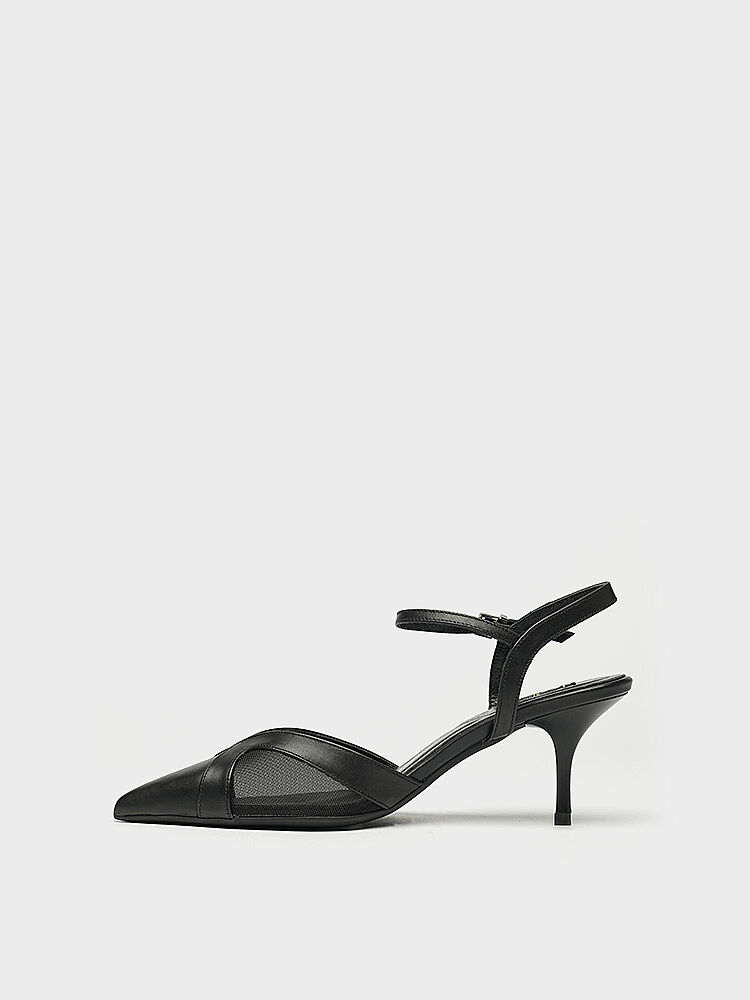 25151 KADIN STİLETTO AYAKKABI SİYAH - 3