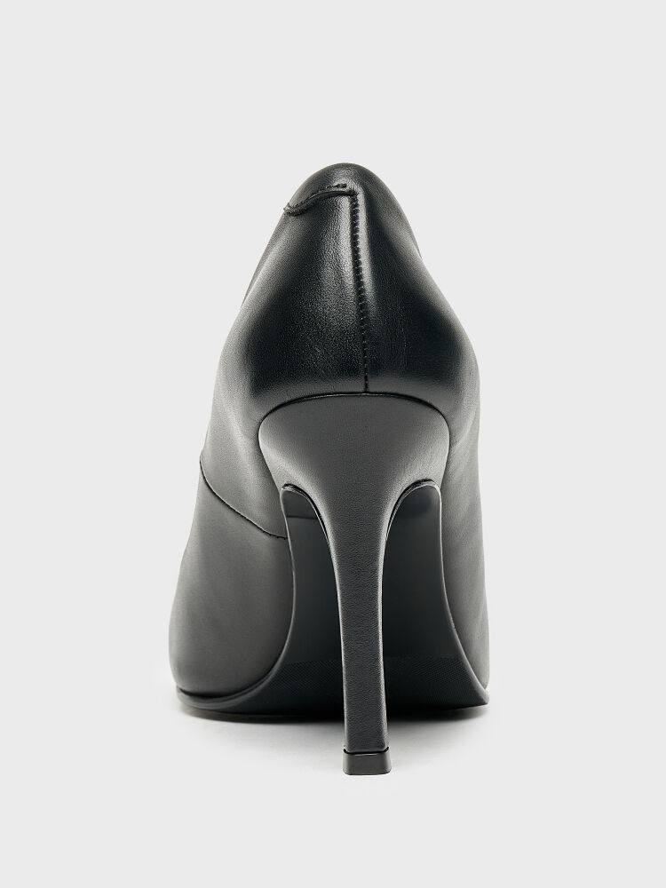 25152 KADIN STİLETTO AYAKKABI SİYAH - 4