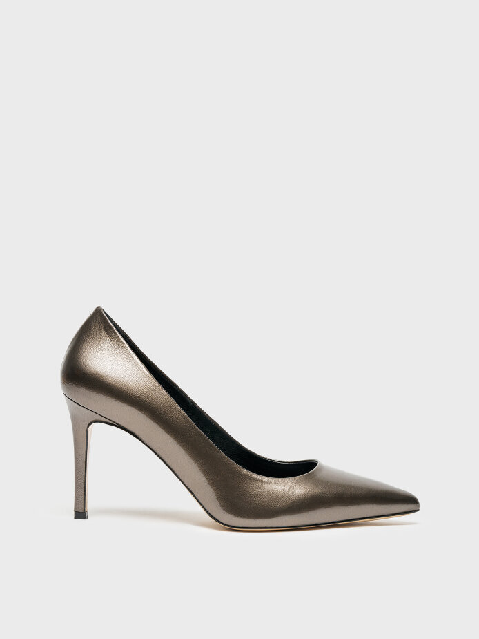 25156 KADIN STİLETTO AYAKKABI ÇELİK RUGAN - 