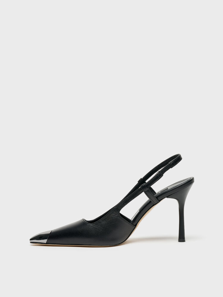 25167 KADIN AYAKKABI SİYAH DERİ - 3