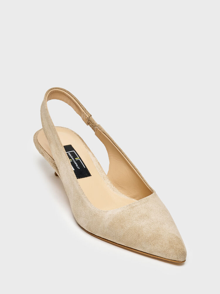 25168 KADIN AYAKKABI BEJ SÜET - 2