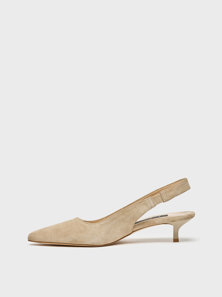 25168 KADIN AYAKKABI BEJ SÜET - 3