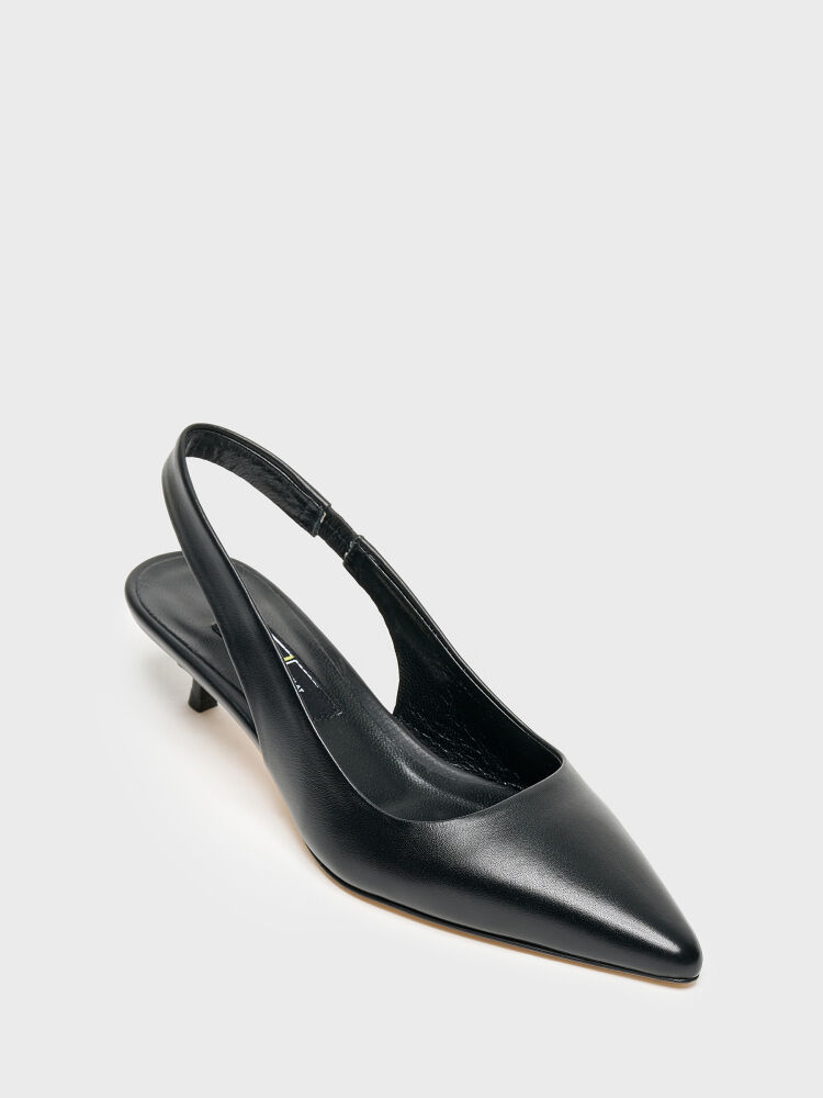 25168 KADIN AYAKKABI SİYAH DERİ - 2