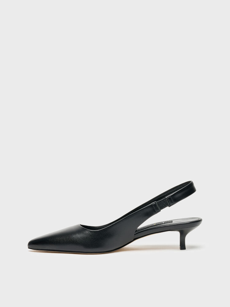 25168 KADIN AYAKKABI SİYAH DERİ - 3