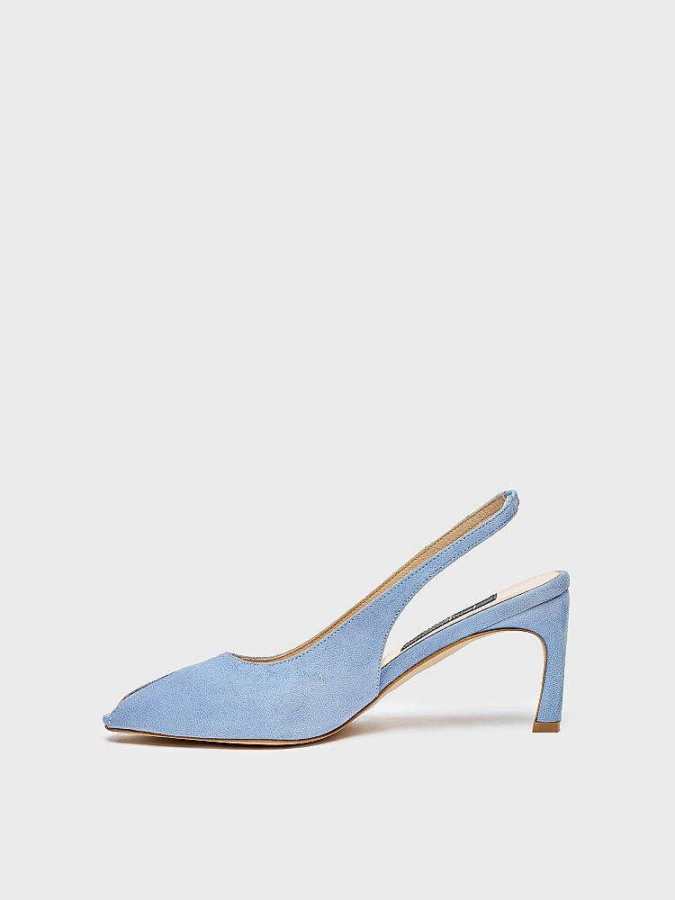 25175 KADIN AYAKKABI MAVİ SÜET - 2