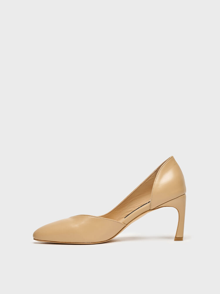 25177 KADIN STİLETTO AYAKKABI TEN DERİ - 3