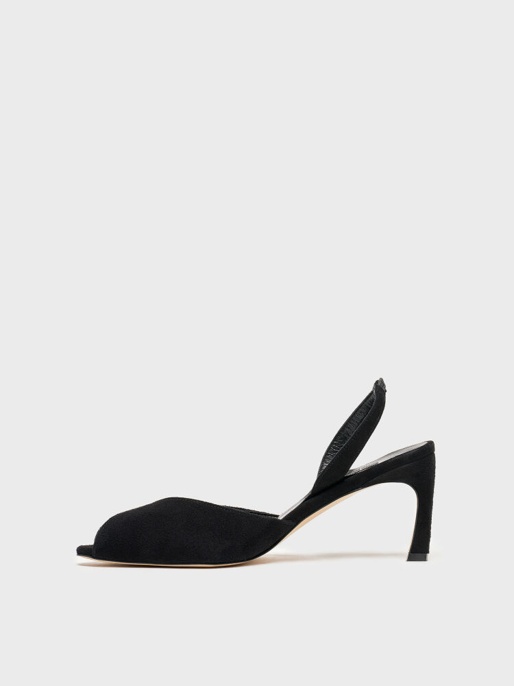 25179 KADIN AYAKKABI SİYAH SÜET - 3