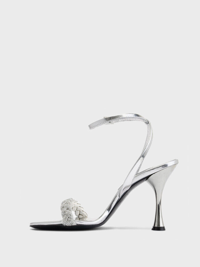 30086 KADIN TOPUKLU AYAKKABI GÜMÜŞ - 3