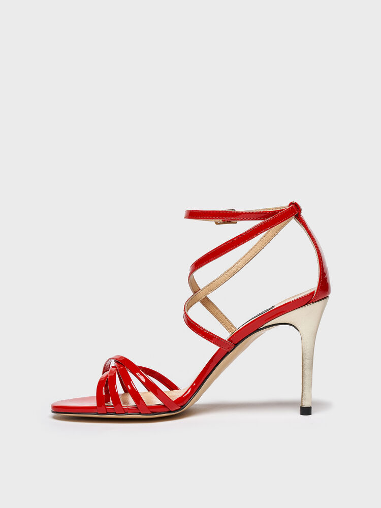 30108 KADIN AYAKKABI KIRMIZI RUGAN - 3