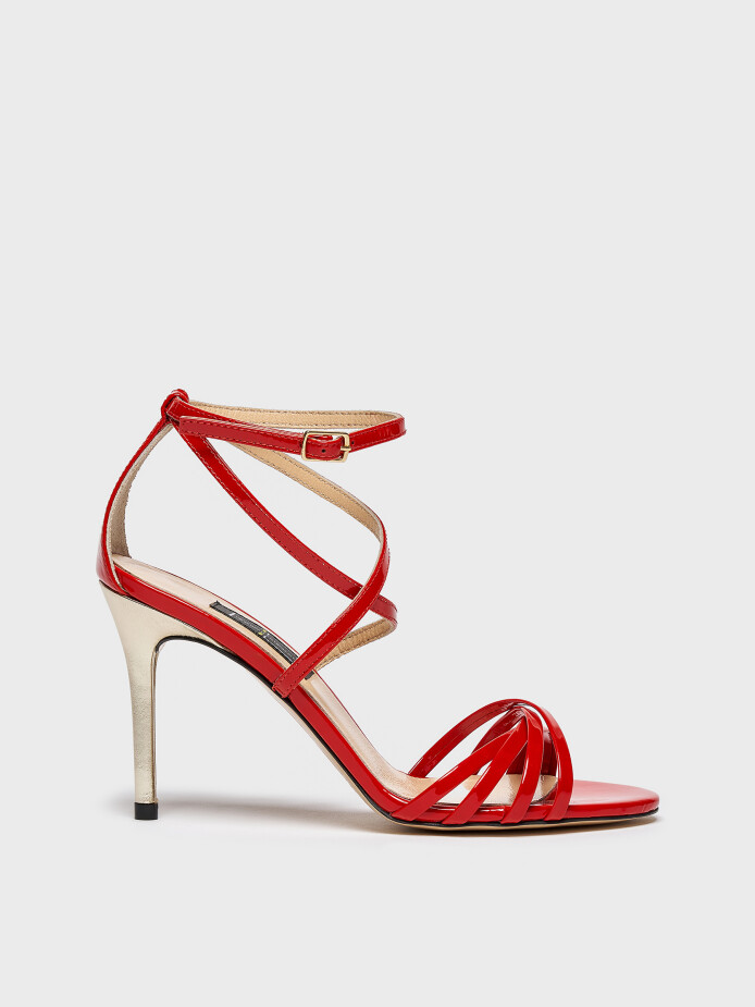 30108 KADIN AYAKKABI KIRMIZI RUGAN 