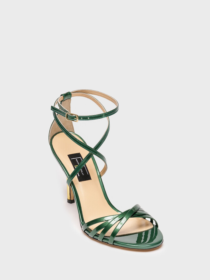 30108 KADIN AYAKKABI YEŞİL RUGAN - (1)