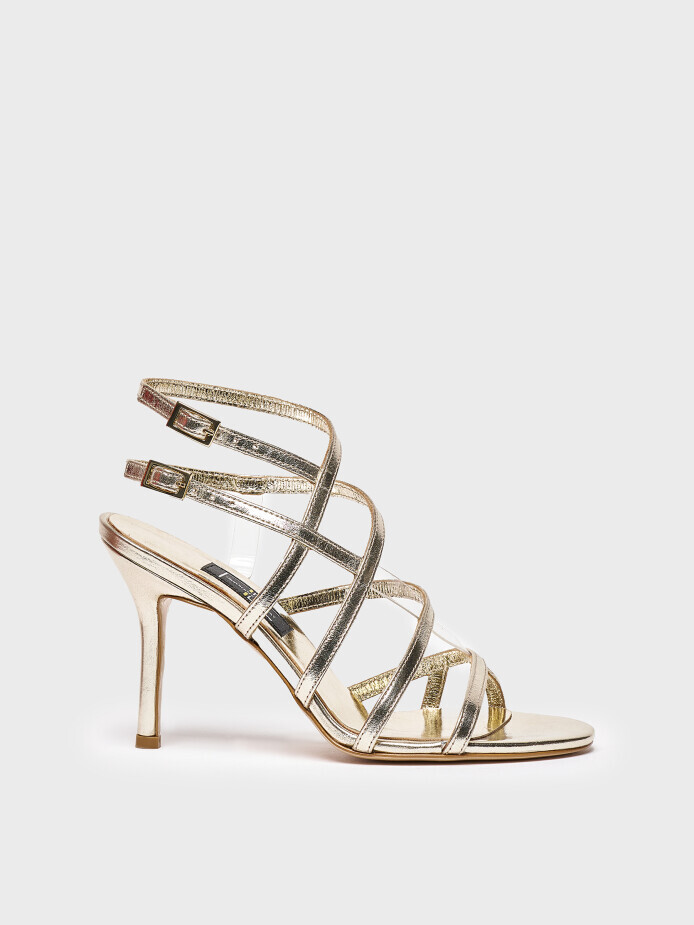 30109 KADIN AYAKKABI GOLD - 