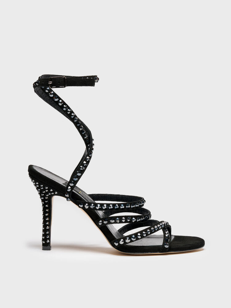 30110 KADIN AYAKKABI SİYAH SÜET - 1