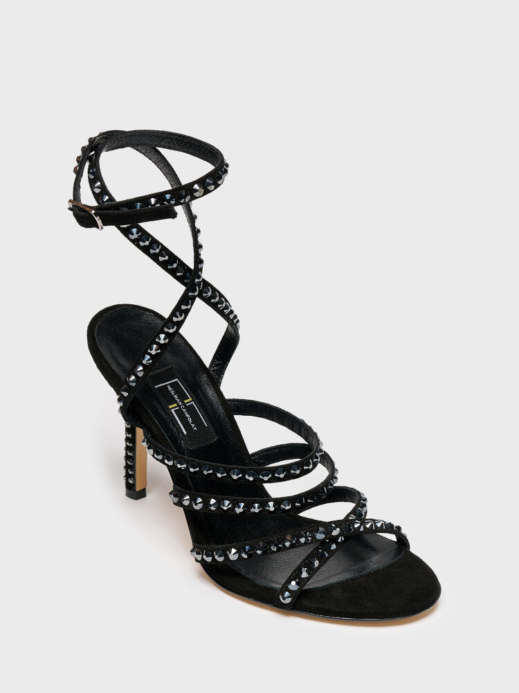 30110 KADIN AYAKKABI SİYAH SÜET - 2