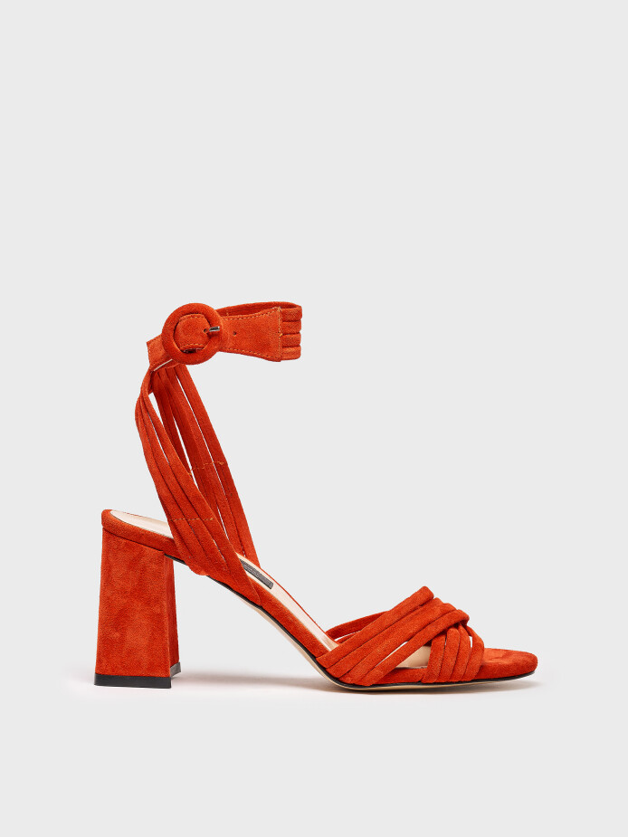 30111 KADIN AYAKKABI ORANJ SÜET - 