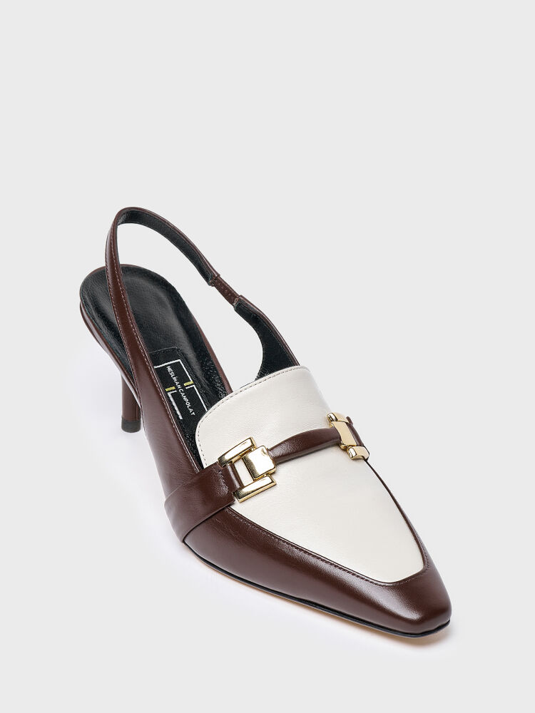 30112 KADIN AYAKKABI KAHVE/BEJ - 2