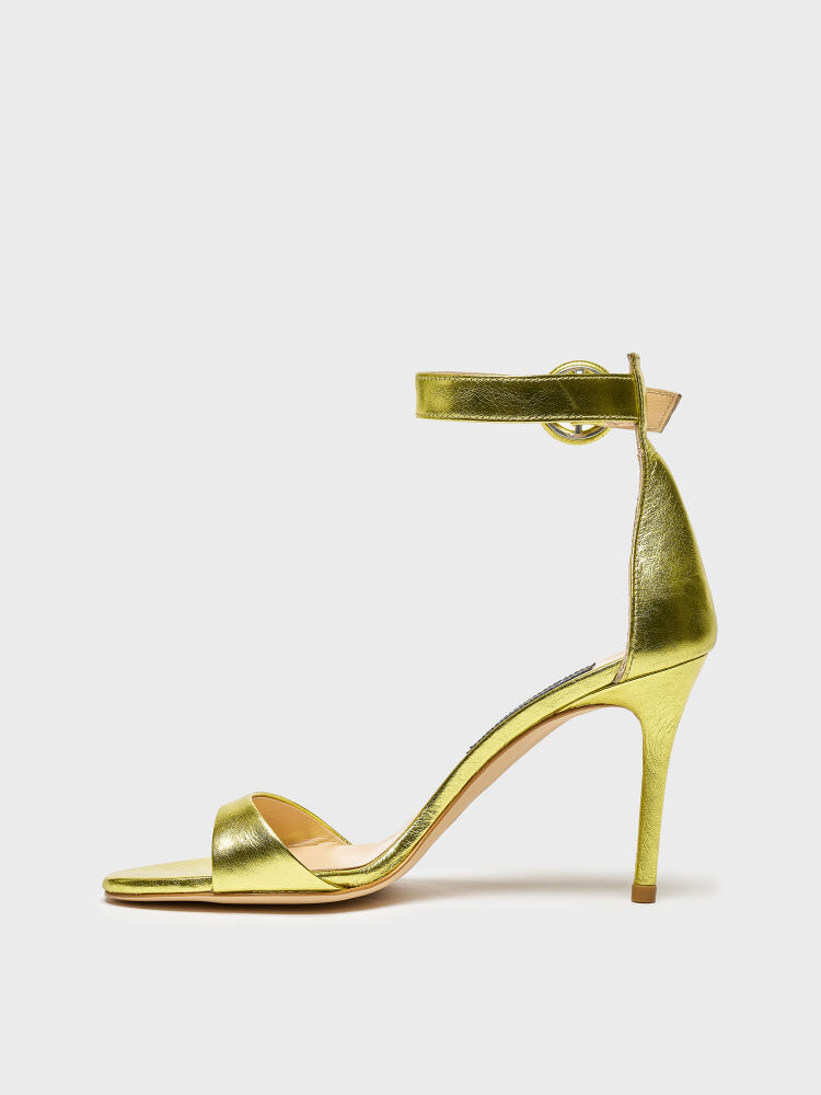 30113 KADIN TOPUKLU AYAKKABI SARI - 3