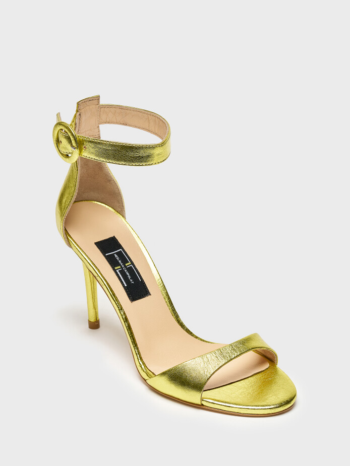 30113 KADIN AYAKKABI SARI - (1)