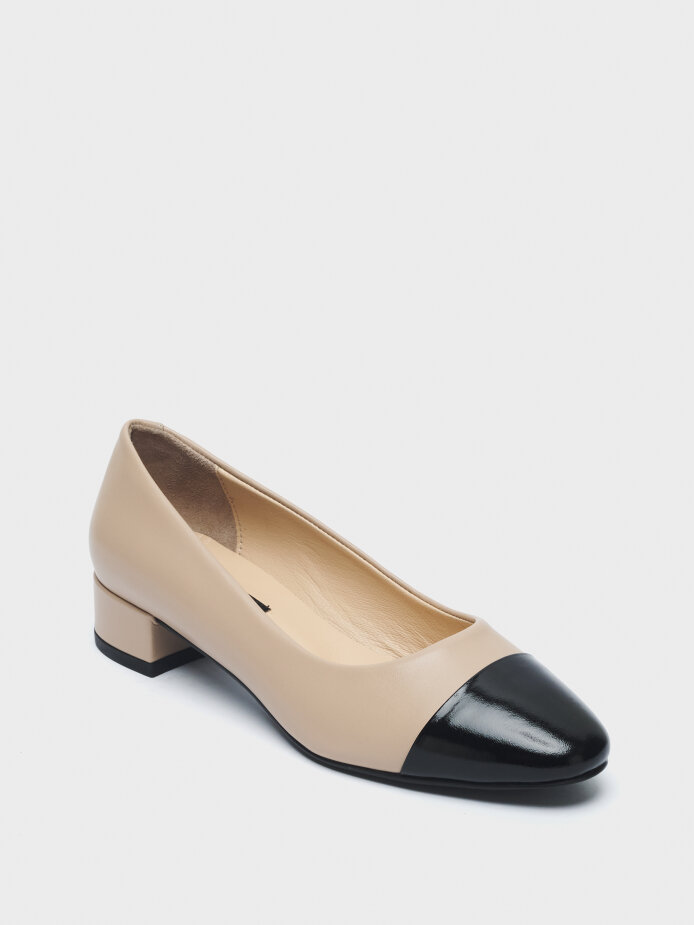 30115 KADIN TOPUKLU AYAKKABI SİYAH RGN/TEN - (1)