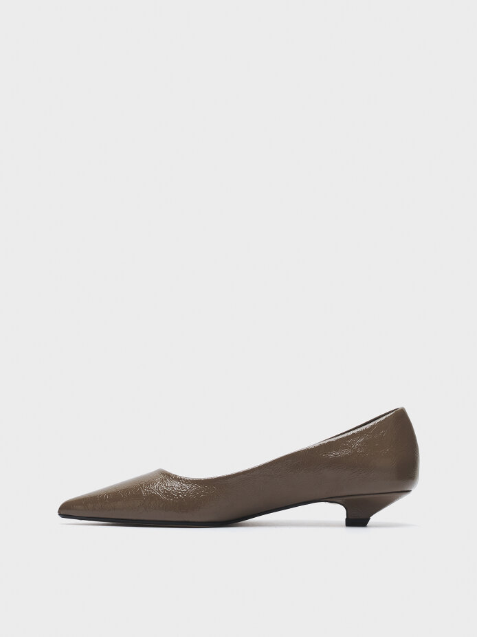 30120 KADIN TOPUKLU AYAKKABI VİZON RUGAN - (1)