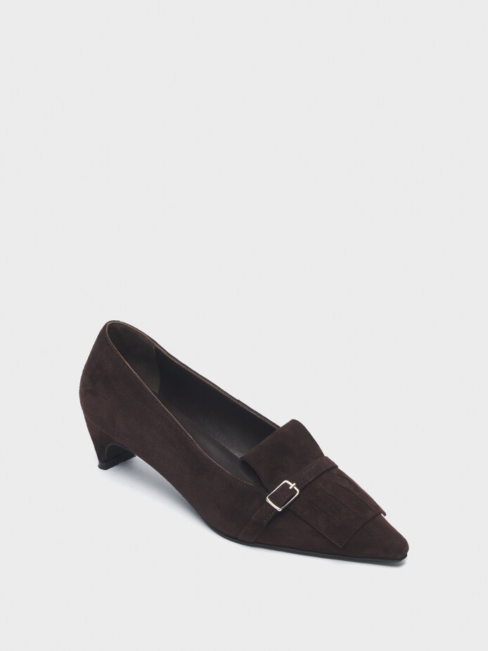 30121 KADIN AYAKKABI KAHVE SÜET - (1)