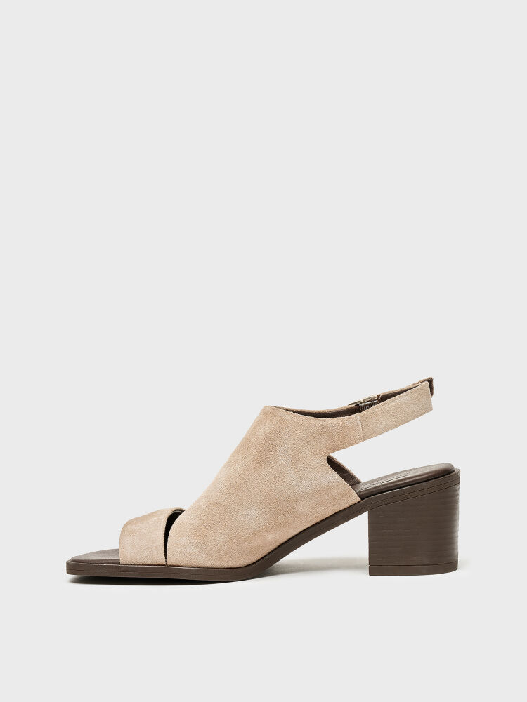 30122 KADIN TOPUKLU AYAKKABI BEJ SÜET - 3