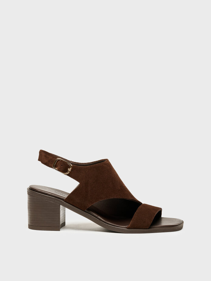 30122 KADIN TOPUKLU AYAKKABI KAHVE SÜET 