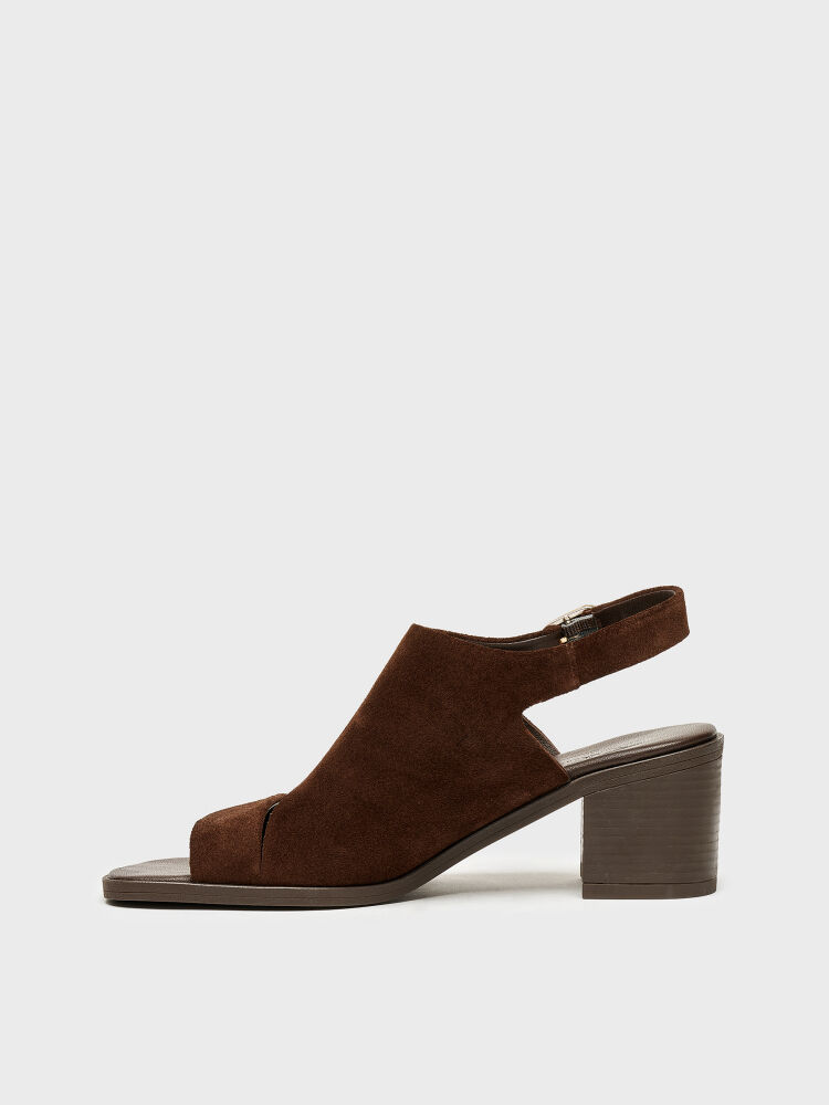 30122 KADIN TOPUKLU AYAKKABI KAHVE SÜET - 3