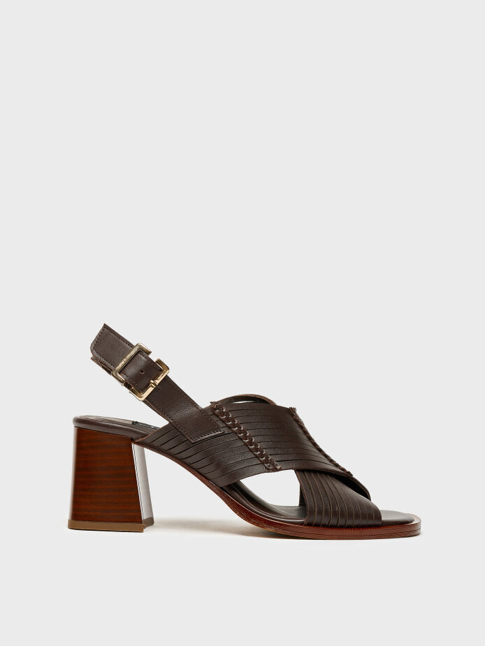 30124 KADIN TOPUKLU AYAKKABI KAHVE 