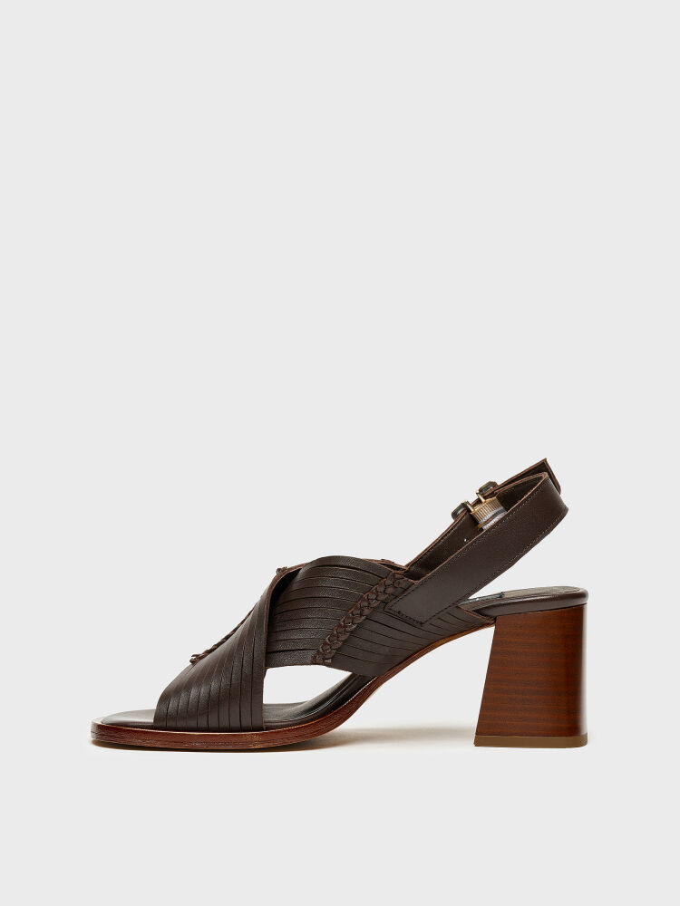 30124 KADIN TOPUKLU AYAKKABI KAHVE - 3