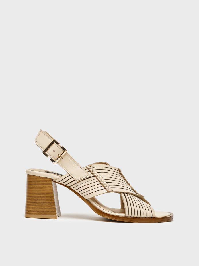 30124 KADIN TOPUKLU AYAKKABI KREM 