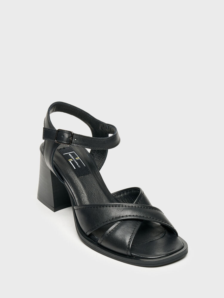 30125 KADIN TOPUKLU AYAKKABI SİYAH - 2