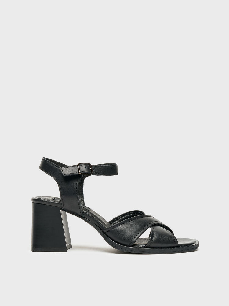 30125 KADIN TOPUKLU AYAKKABI SİYAH - 1