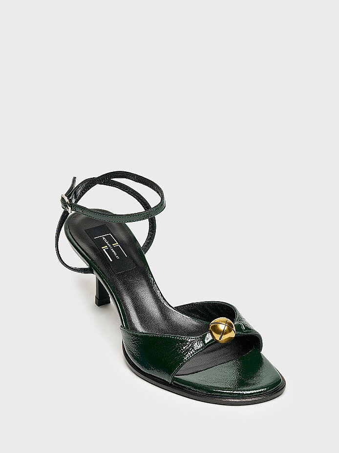 30128 KADIN TOPUKLU AYAKKABI YEŞİL RUGAN - (1)