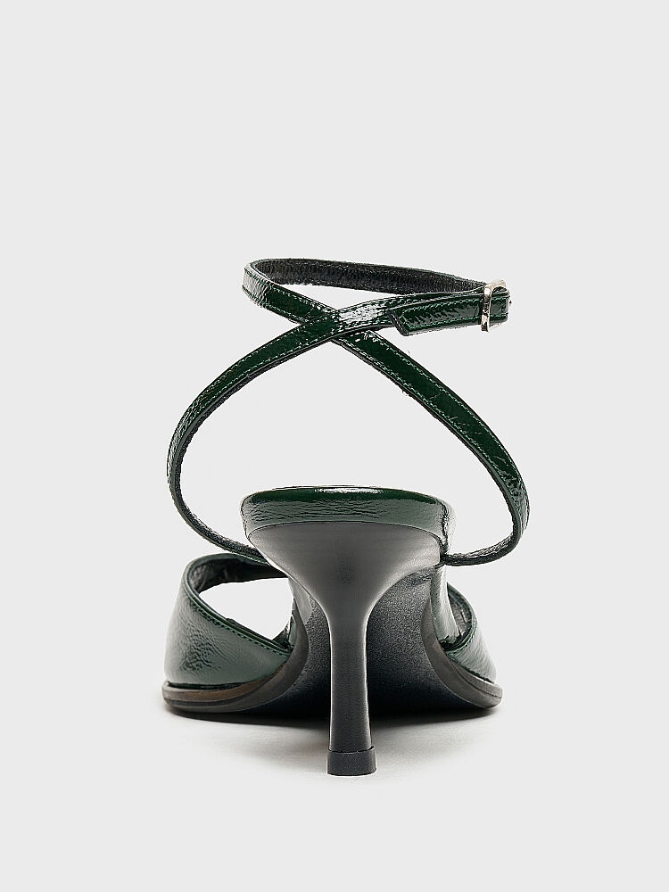 30128 KADIN TOPUKLU AYAKKABI YEŞİL RUGAN - 4