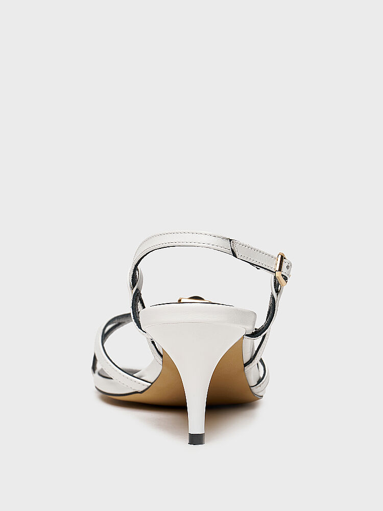 30130 KADIN TOPUKLU AYAKKABI BEYAZ - 4