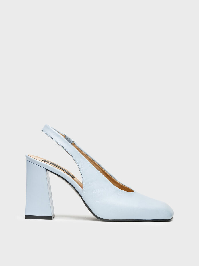 30131 TOPUKLU KADIN AYAKKABI MAVİ 