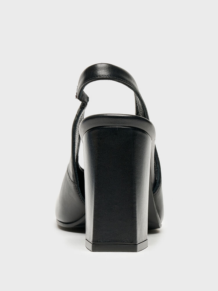 30131 KADIN TOPUKLU AYAKKABI SİYAH - 4