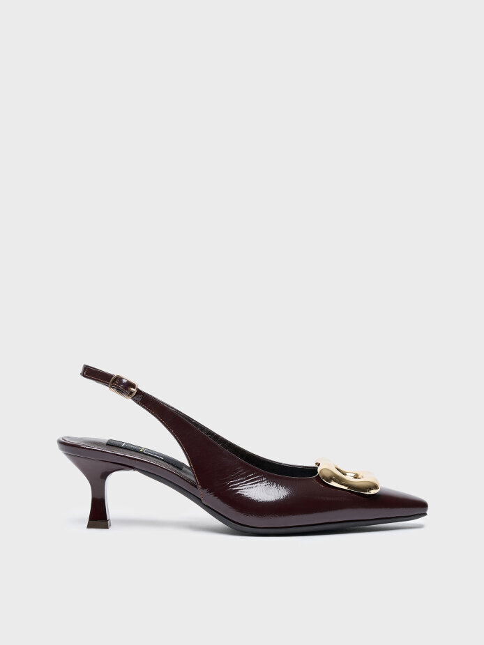 30132 KADIN TOPUKLU AYAKKABI KAHVE RUGAN 