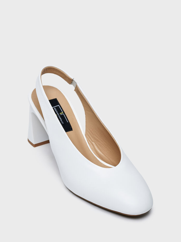 30133 KADIN TOPUKLU AYAKKABI BEYAZ - 2