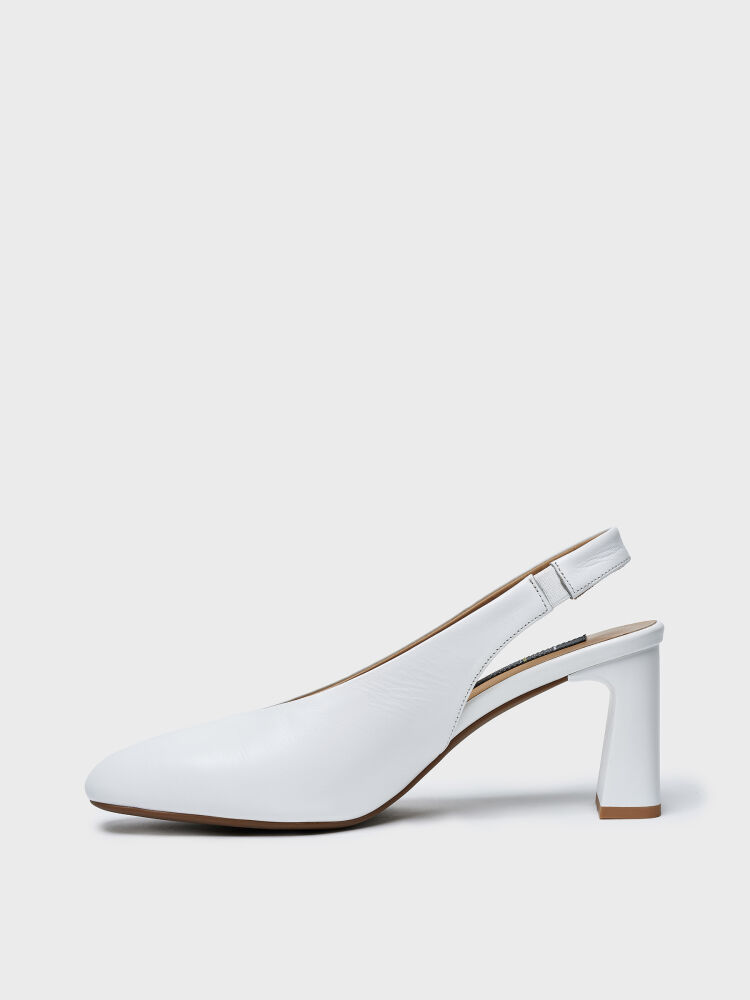 30133 KADIN TOPUKLU AYAKKABI BEYAZ - 3