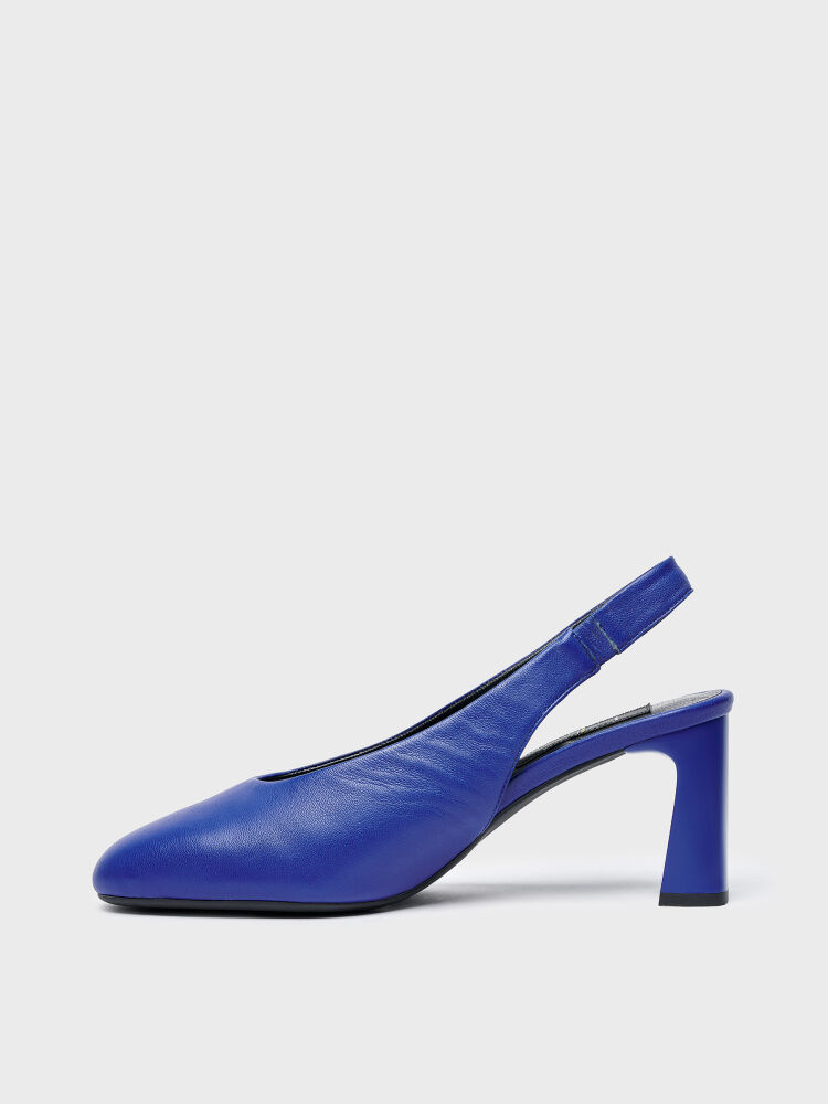 30133 KADIN TOPUKLU AYAKKABI MAVİ - 3