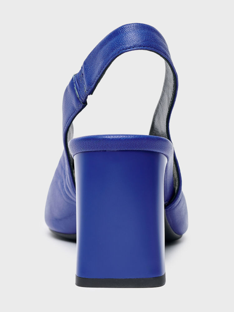 30133 KADIN TOPUKLU AYAKKABI MAVİ - 4