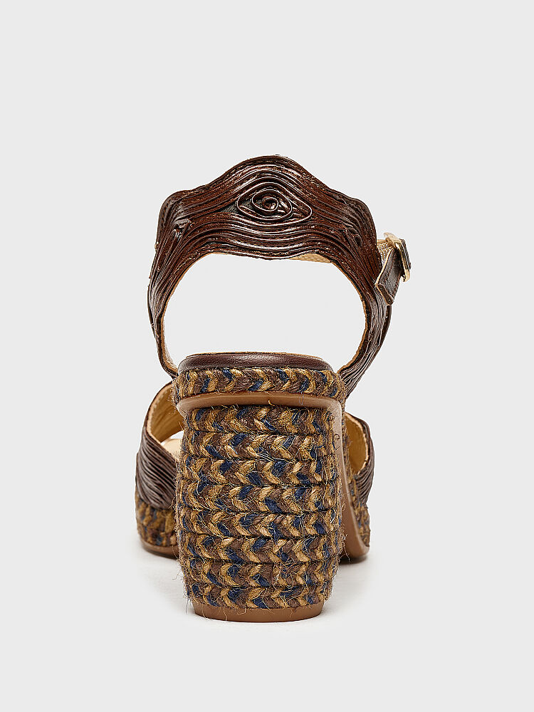 30138 KADIN TOPUKLU AYAKKABI KAHVE - 4