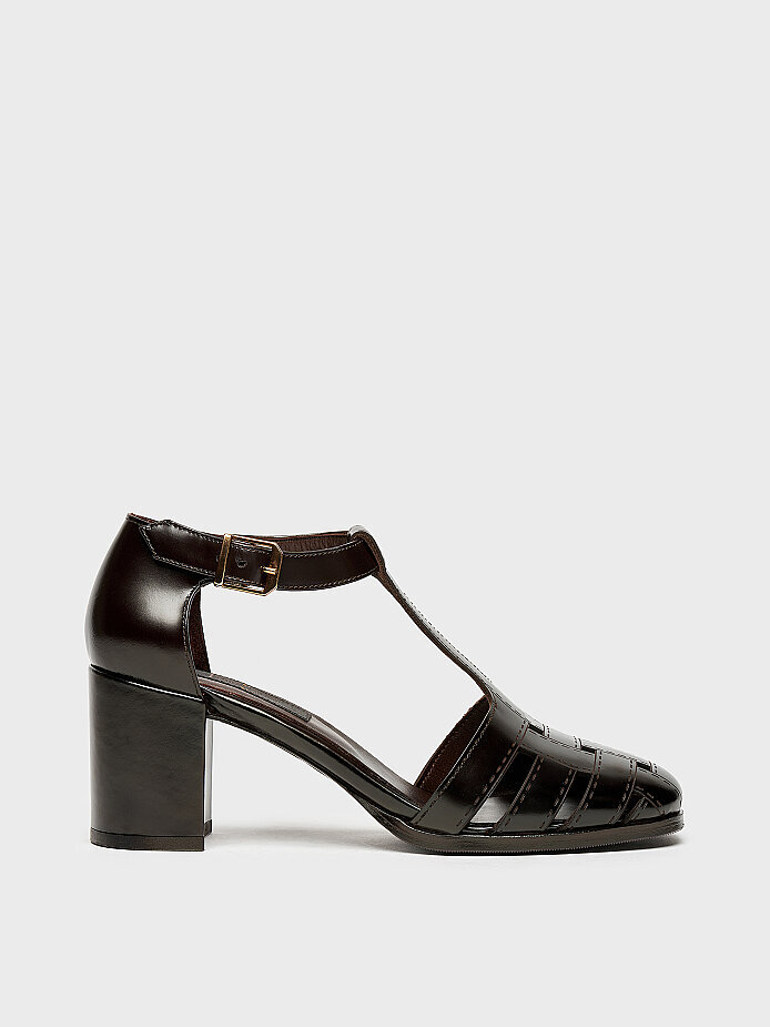 30142 KADIN TOPUKLU AYAKKABI KAHVE 