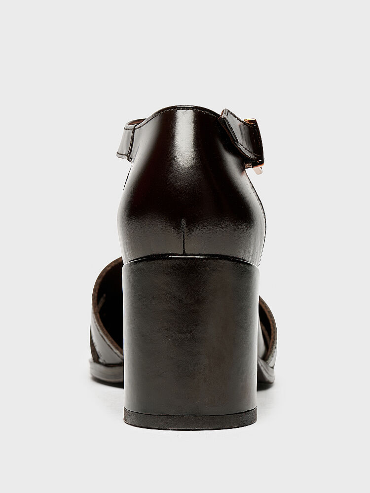 30142 KADIN TOPUKLU AYAKKABI KAHVE - 4